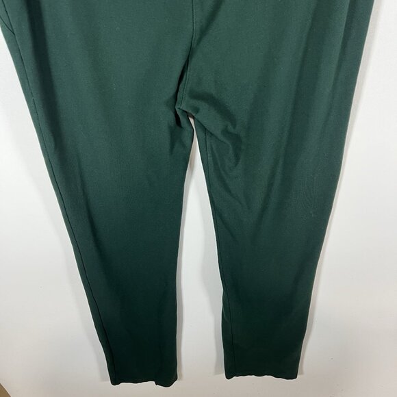 Betabrand Women's Size XL Green Pull On Straight Leg Stretch Pants Office Casual - Picture 8 of 8